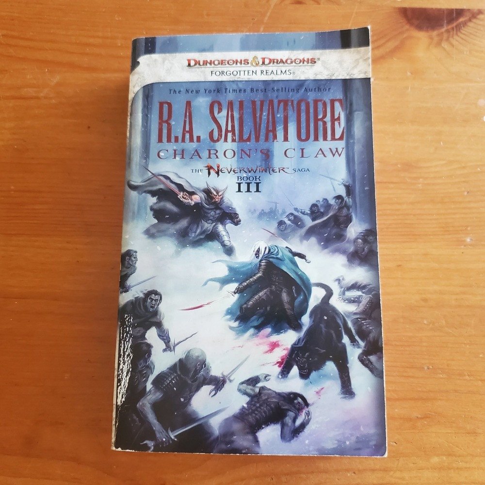 Charon's Claw The NeverWinter Saga Book III RA Salvatore First Edition Wotc